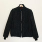 Coal Tweed Bomber Jacket