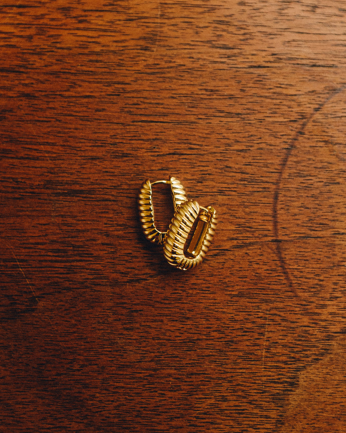 French Rope Hoops: Gold