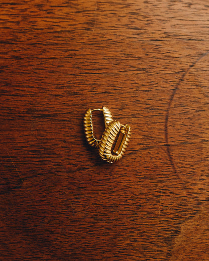 French Rope Hoops: Gold