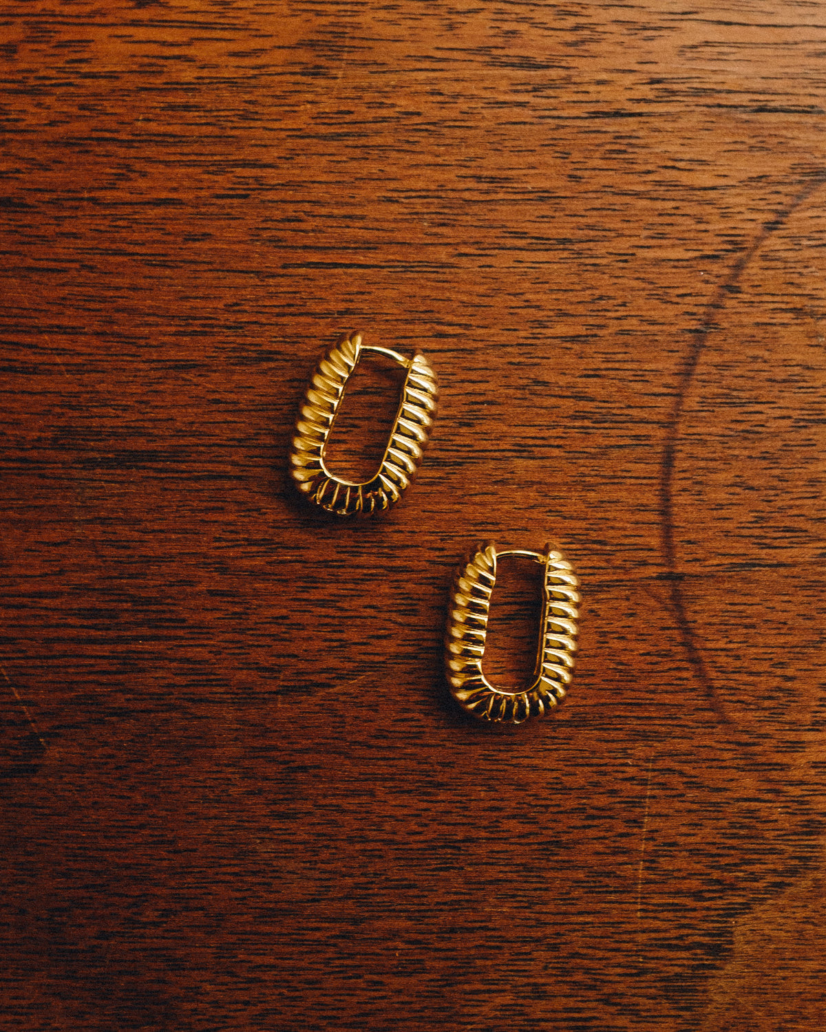 French Rope Hoops: Gold