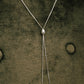 Infinity Bolo Necklace - Silver