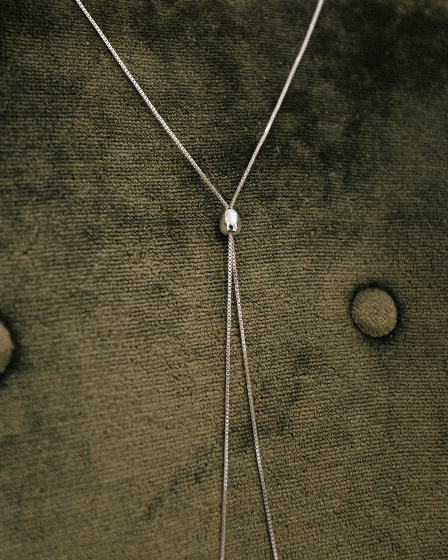 Infinity Bolo Necklace - Silver