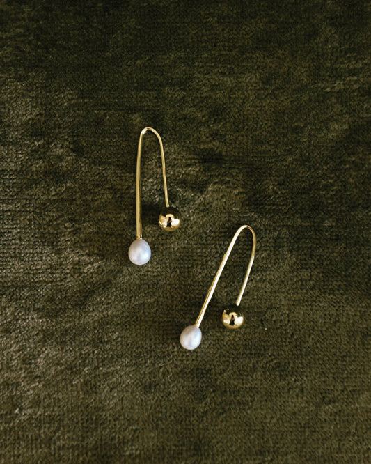 Titan Earrings - 14k Gold