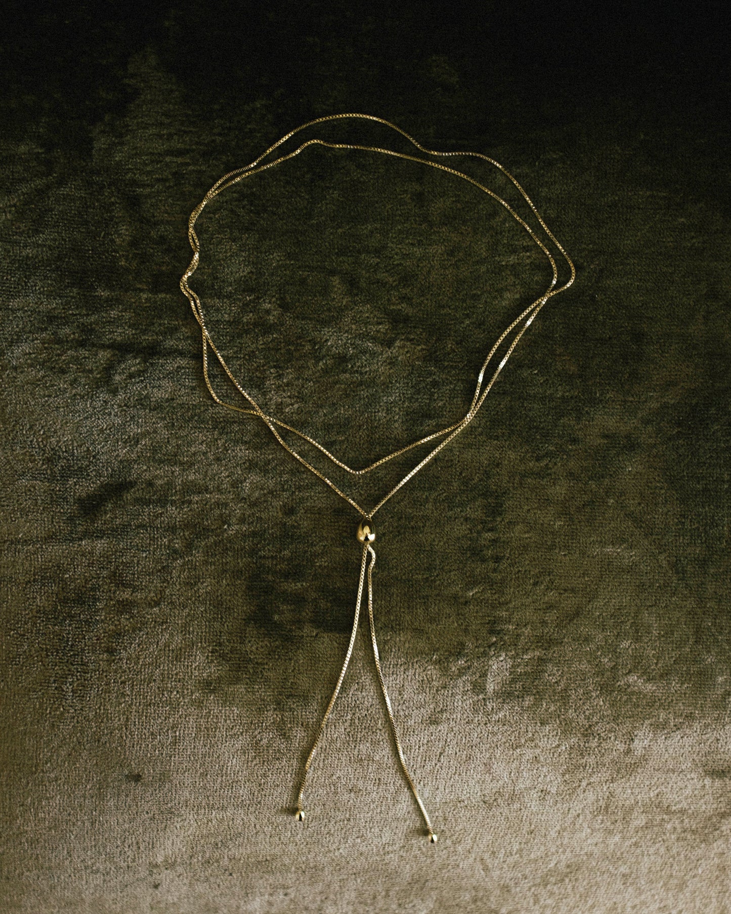 Infinity Bolo Necklace - Gold