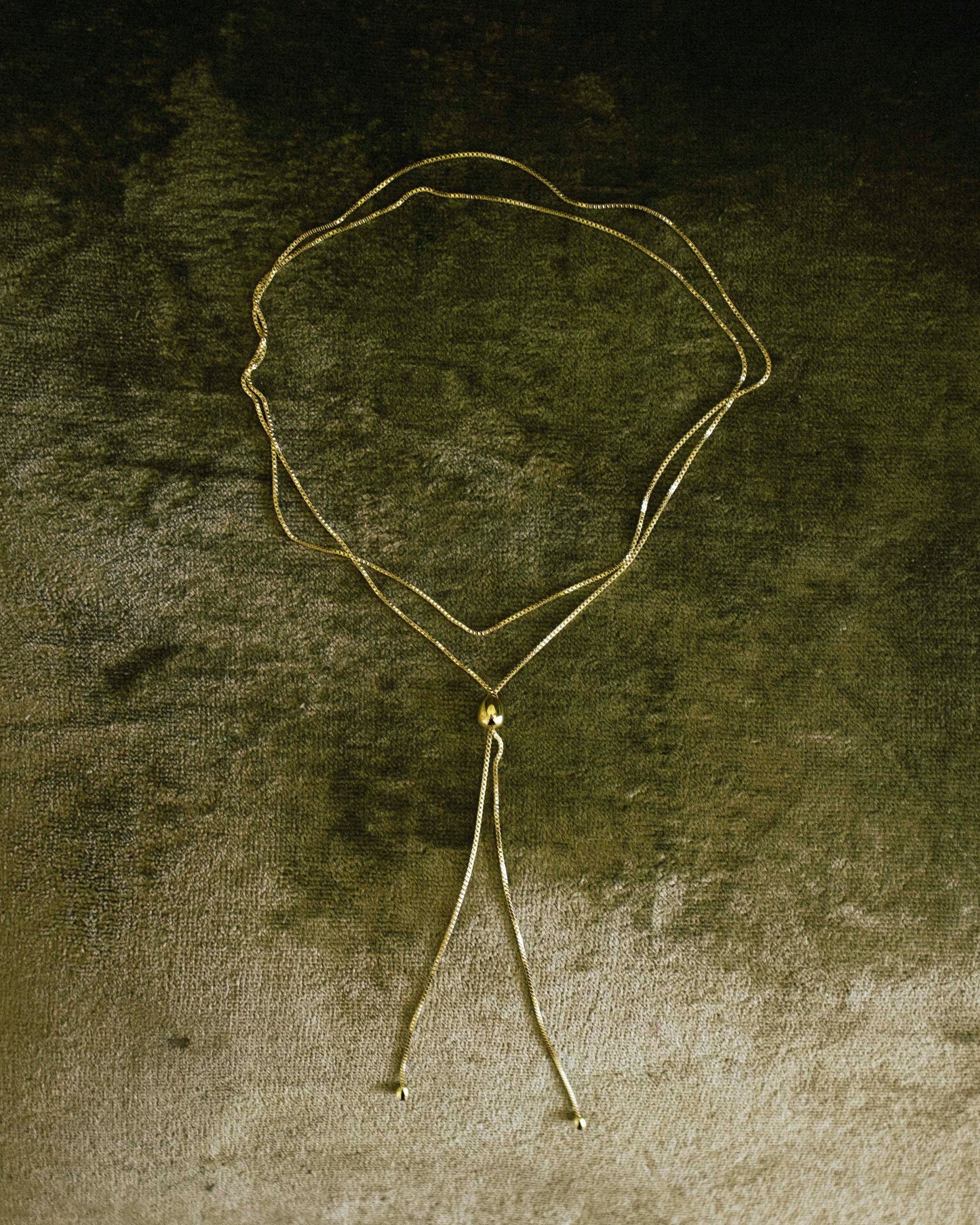 Infinity Bolo Necklace - Gold