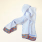 AK Blue Silk Scarf