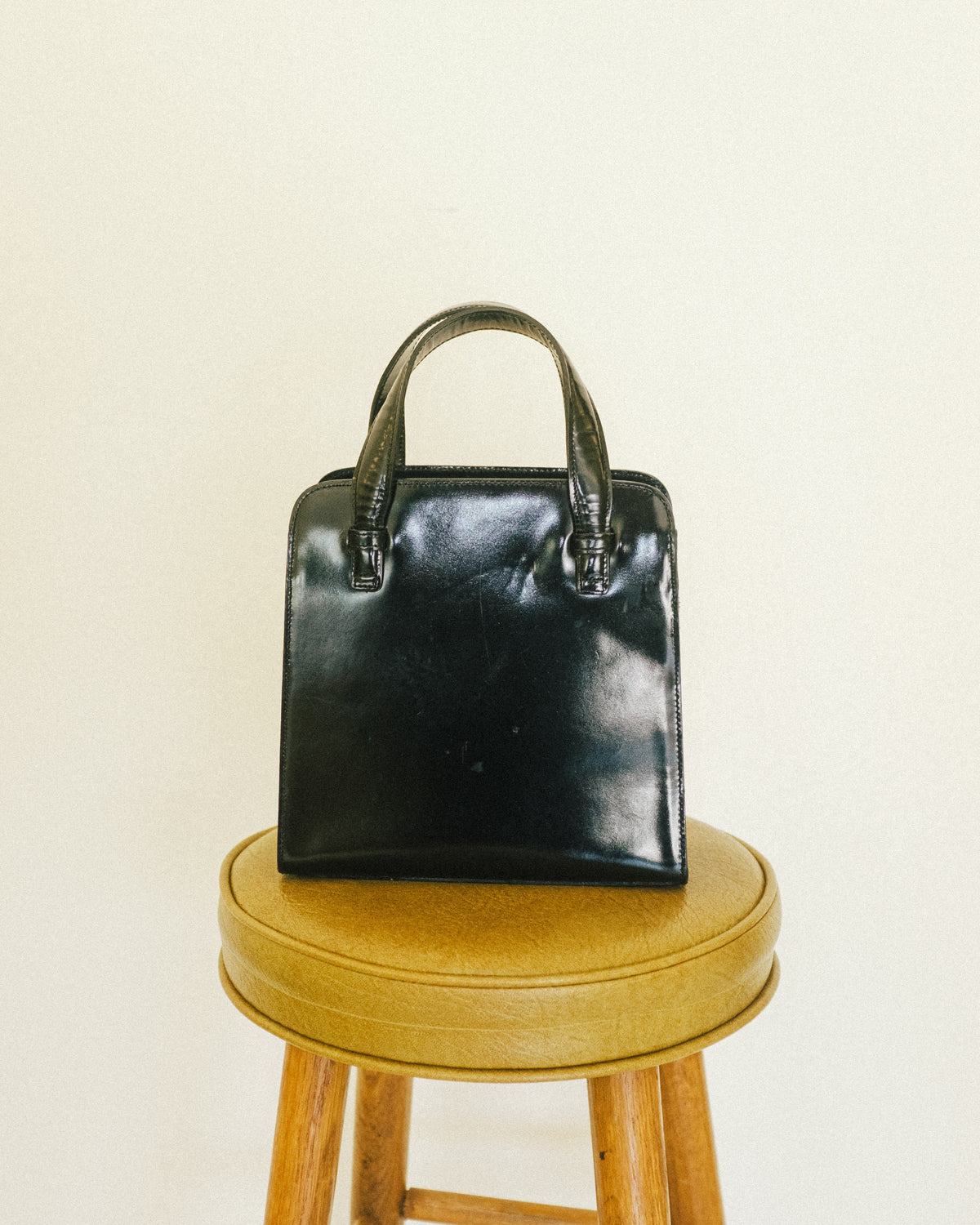 Midnight Patent Handbag
