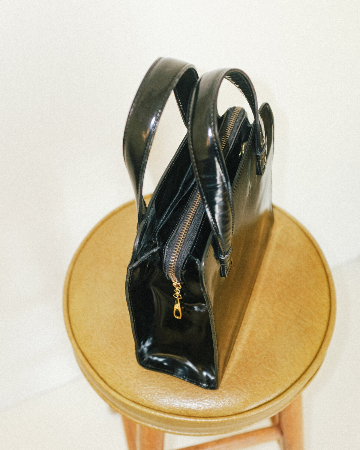 Midnight Patent Handbag
