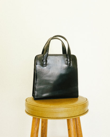 Midnight Patent Handbag