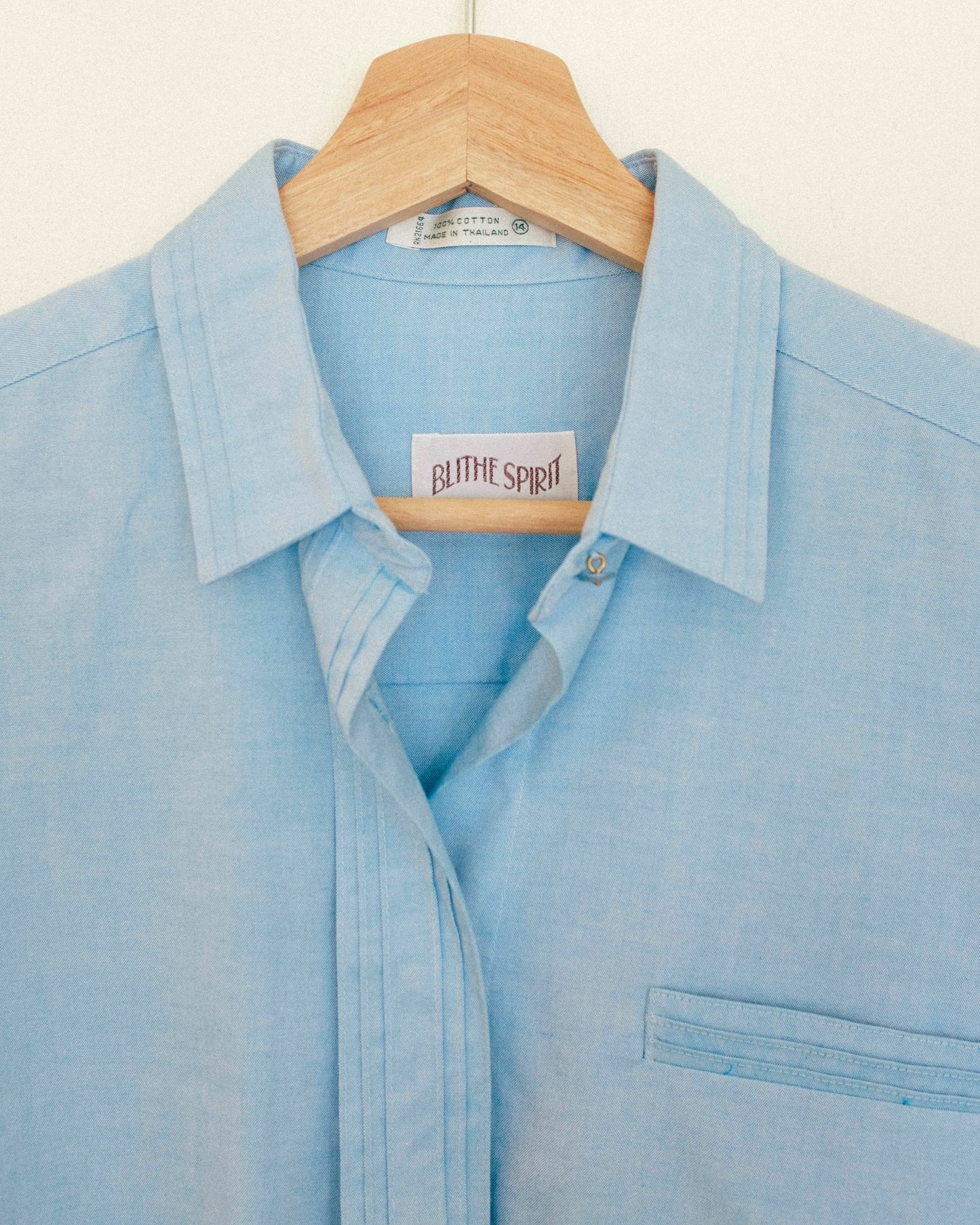 Sky Blue Button Up