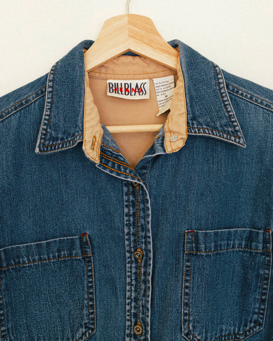 Blass Denim Button Up