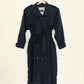 Navy Rain Trench Coat