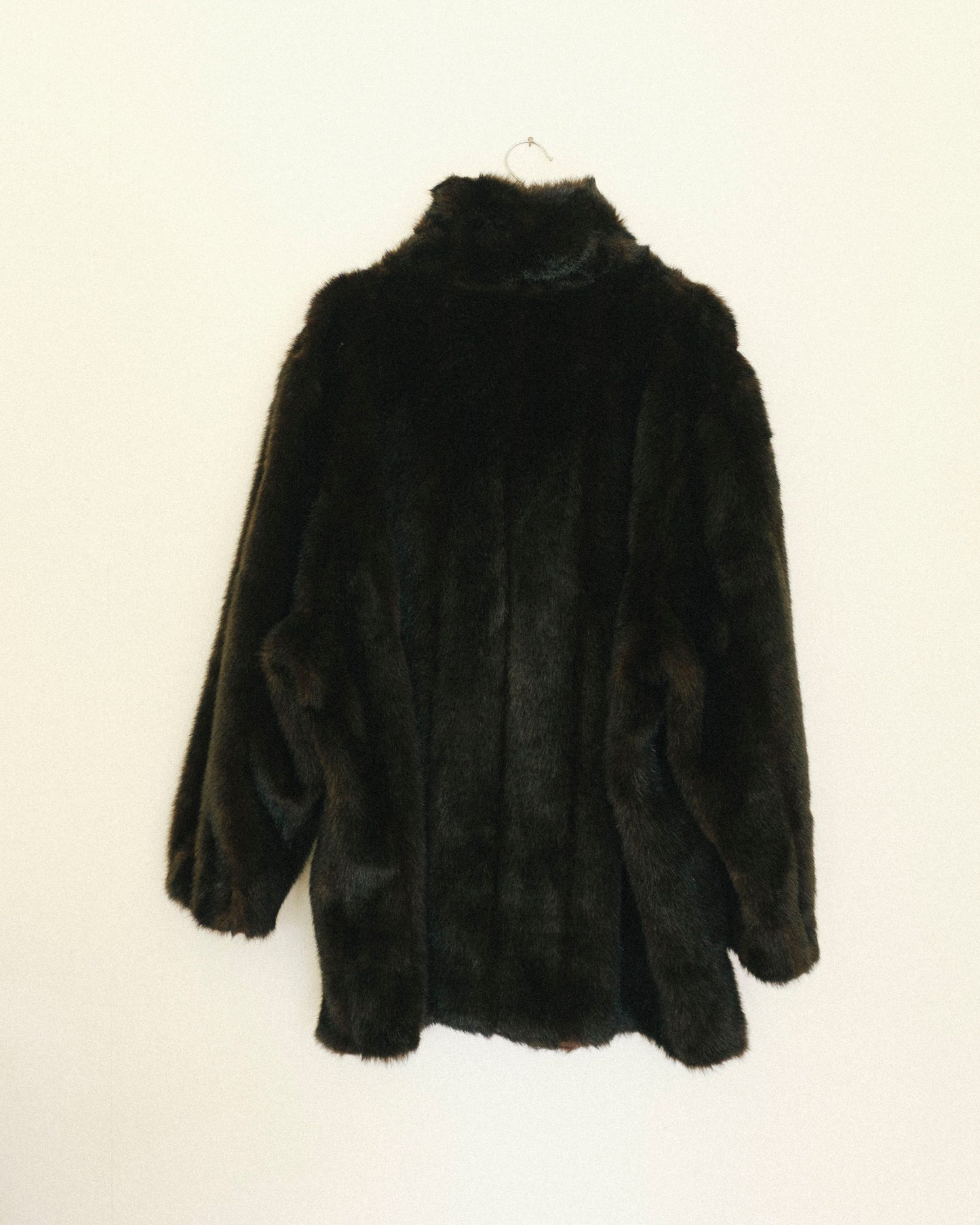 Faux Fur Zip Coat