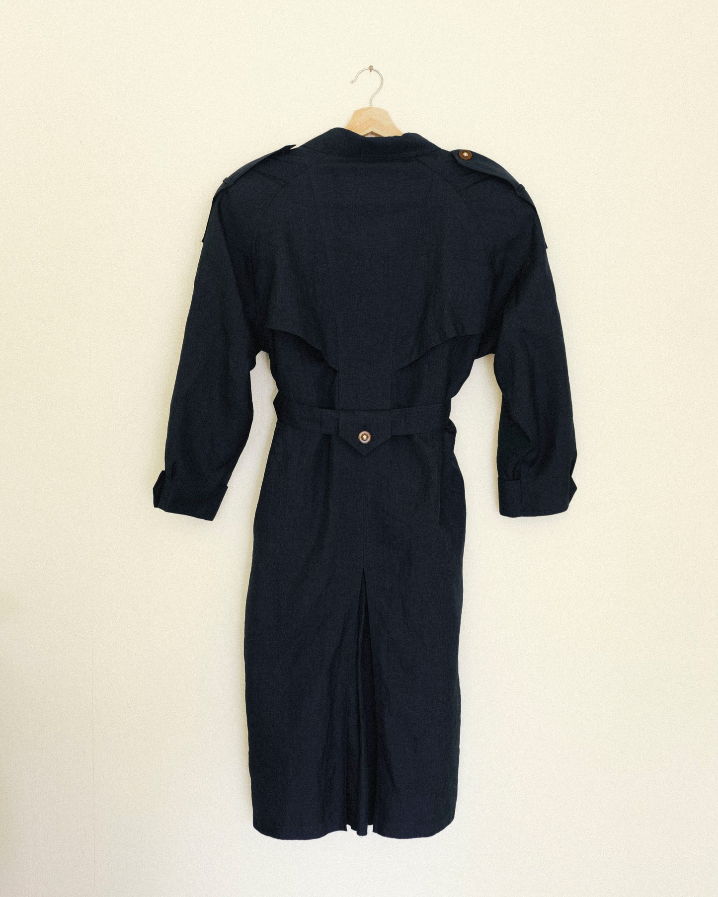 Navy Rain Trench Coat