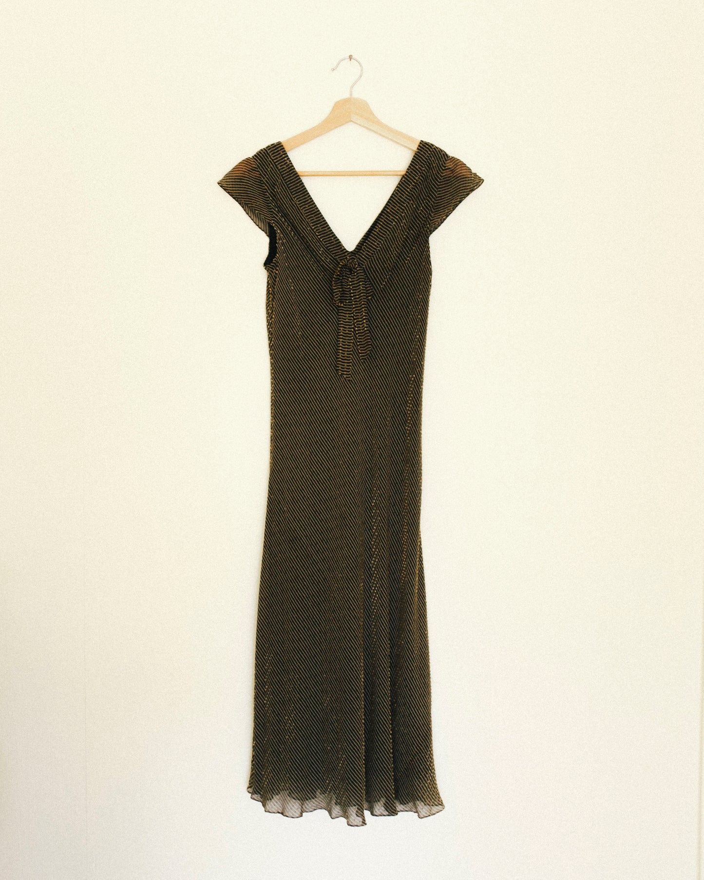 Fleck Silk Dress