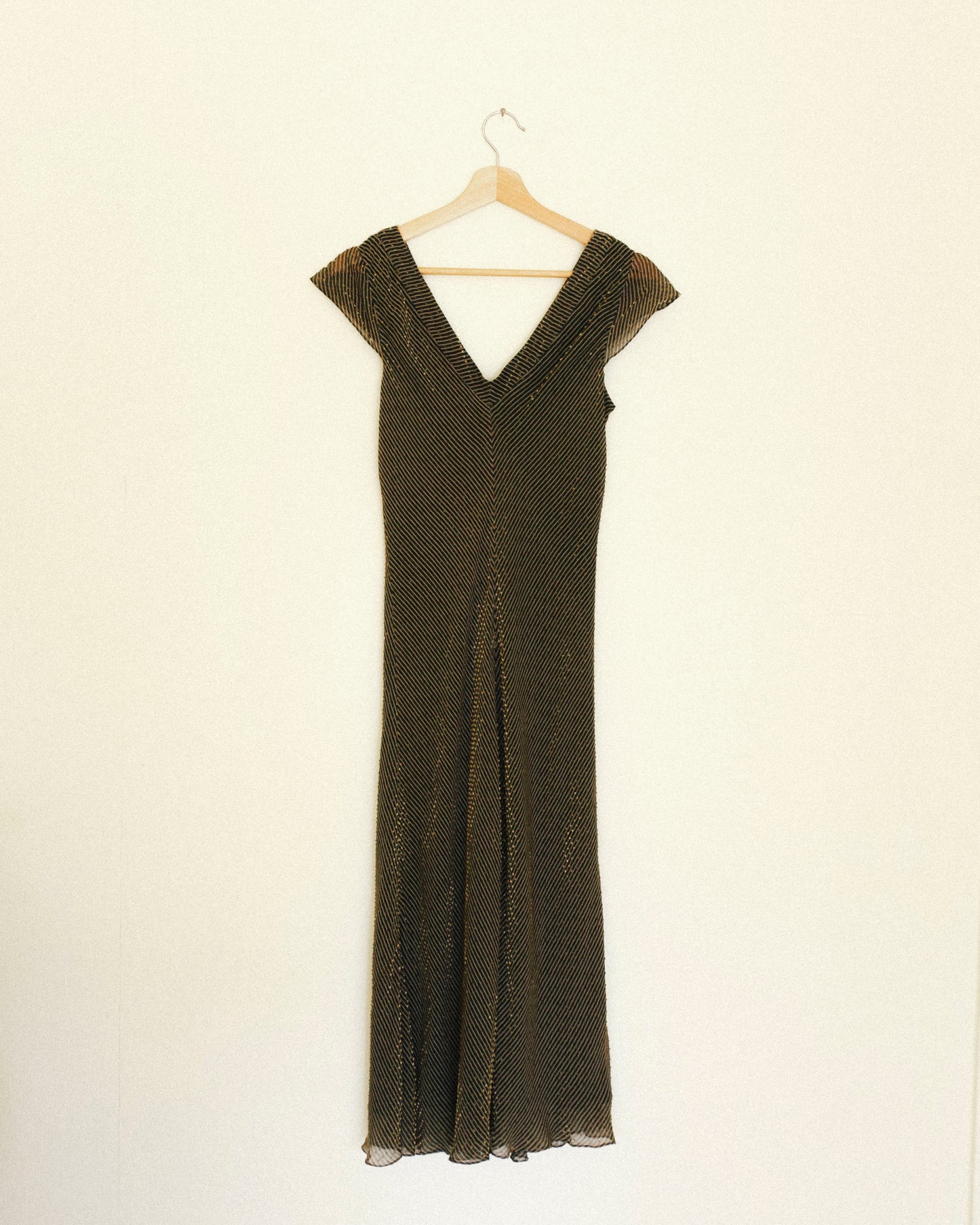 Fleck Silk Dress