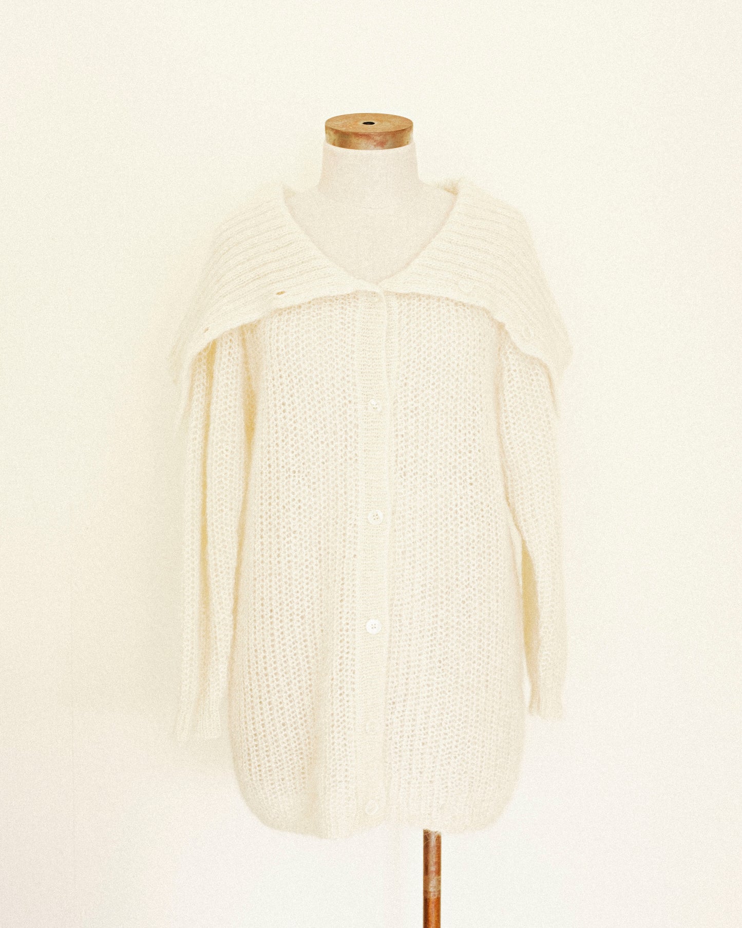 Draped Mohair Sweater