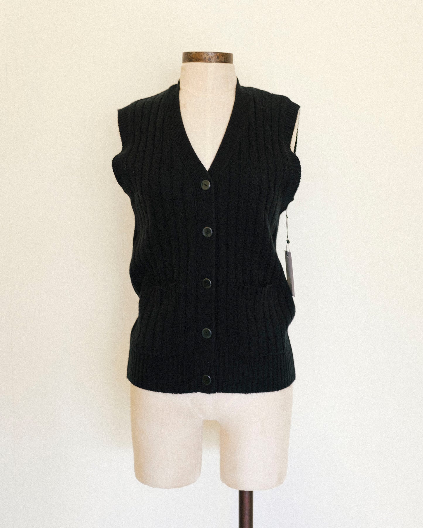 Black Sweater Vest