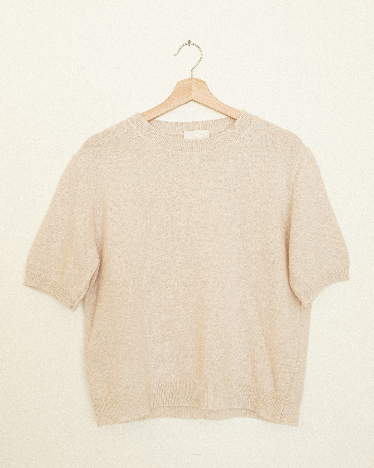 Wool Sweater Tee: Oatmeal
