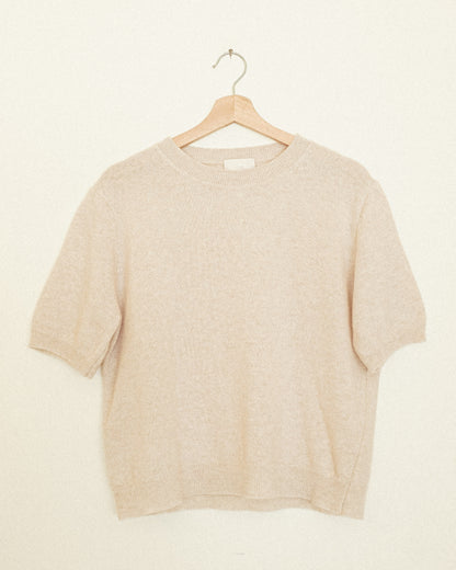 Wool Sweater Tee: Oatmeal