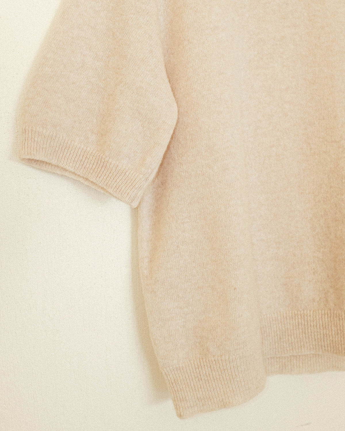 Wool Sweater Tee: Oatmeal