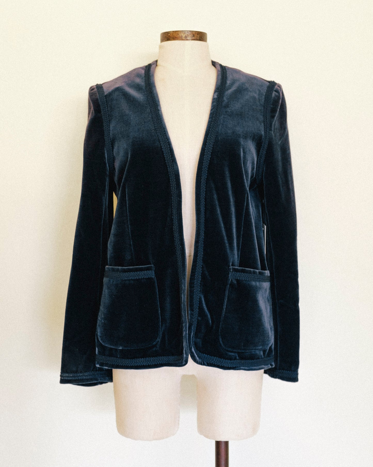 Slate Velvet Jacket