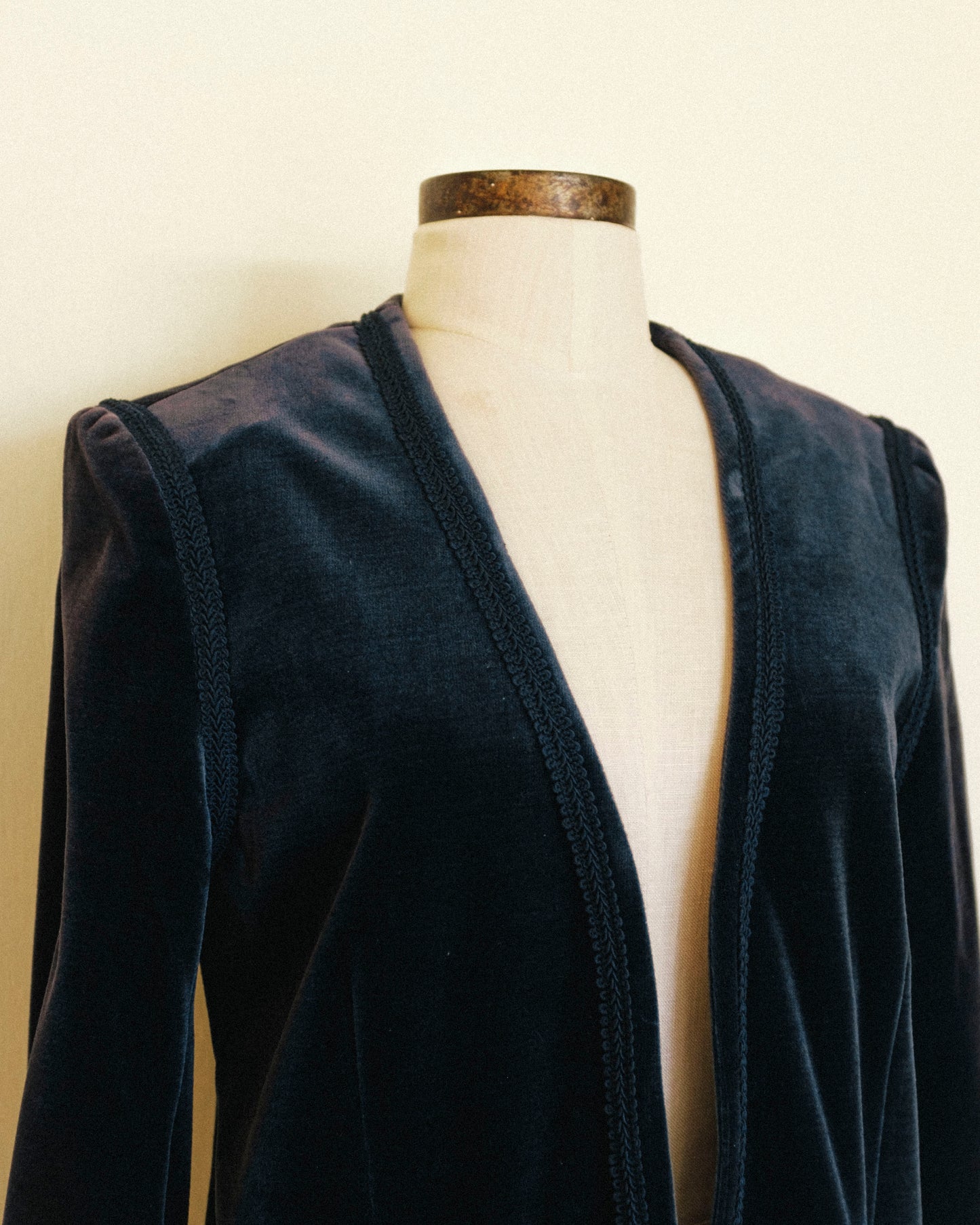 Slate Velvet Jacket