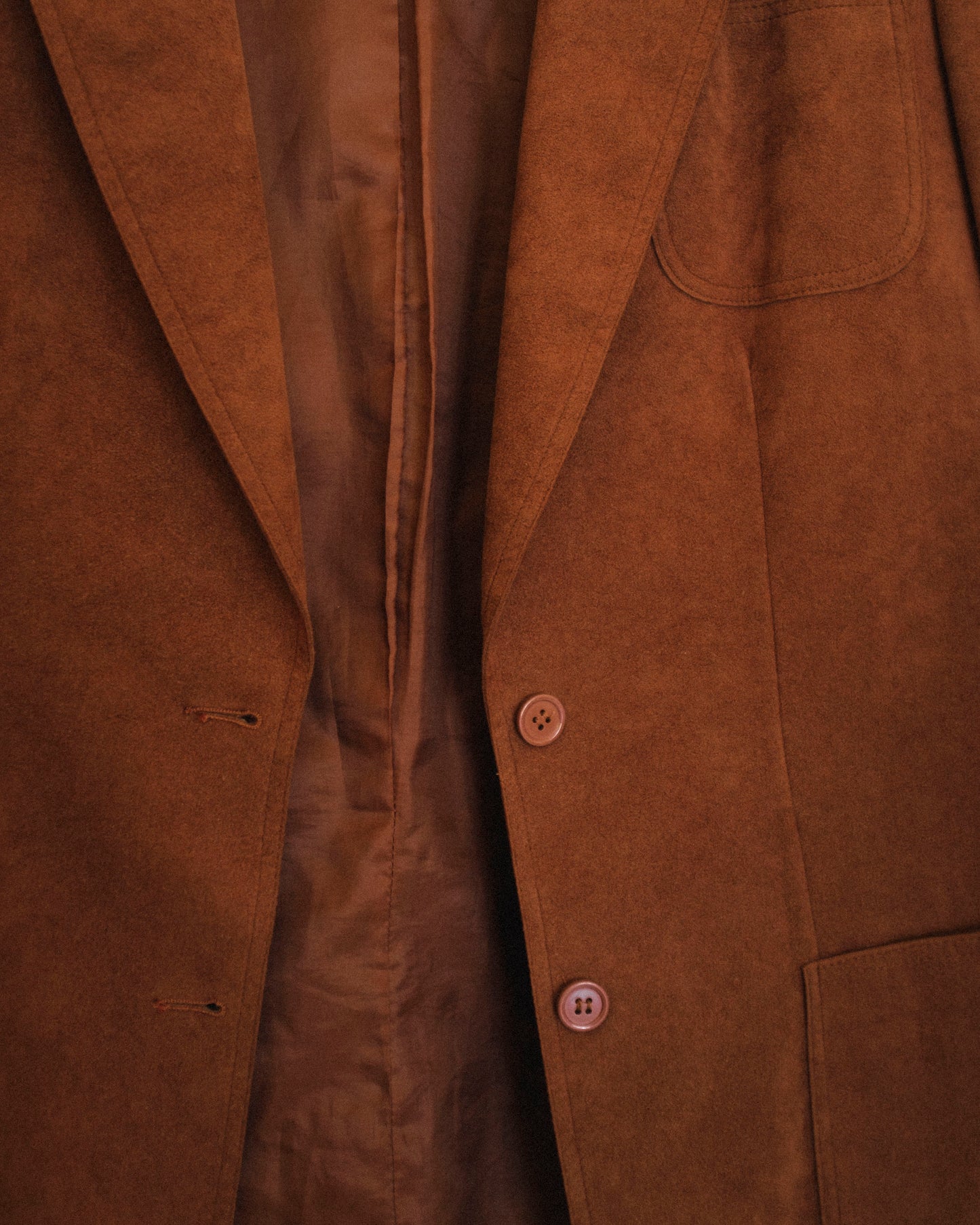 Cinnamon Ultrasuede Blazer