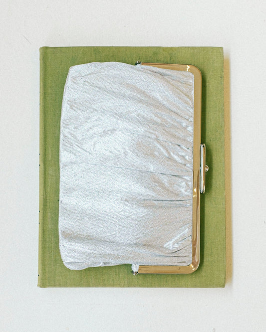 Reversible Silver Clutch