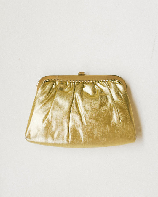 50/60's Gold Lamé Clutch