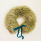 Dyed Sheepskin Collar - Olive