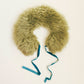 Dyed Sheepskin Collar - Olive