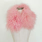 Dyed Sheepskin Collar - Bubblegum