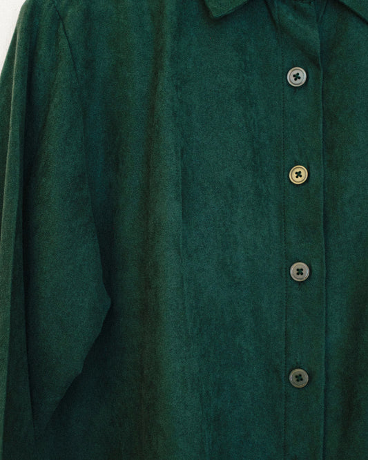 Emerald Button Up