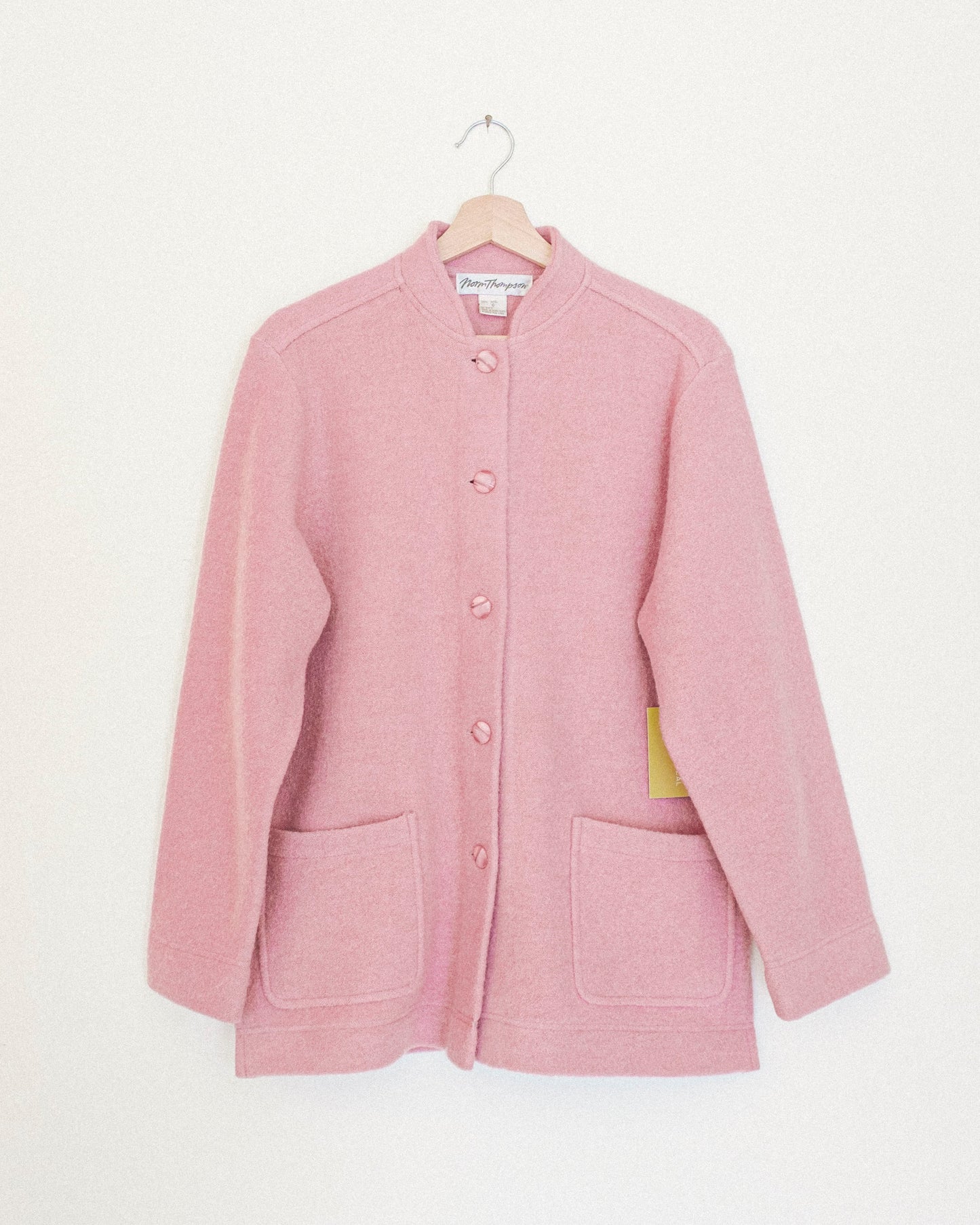 Blush Wool Cardigan