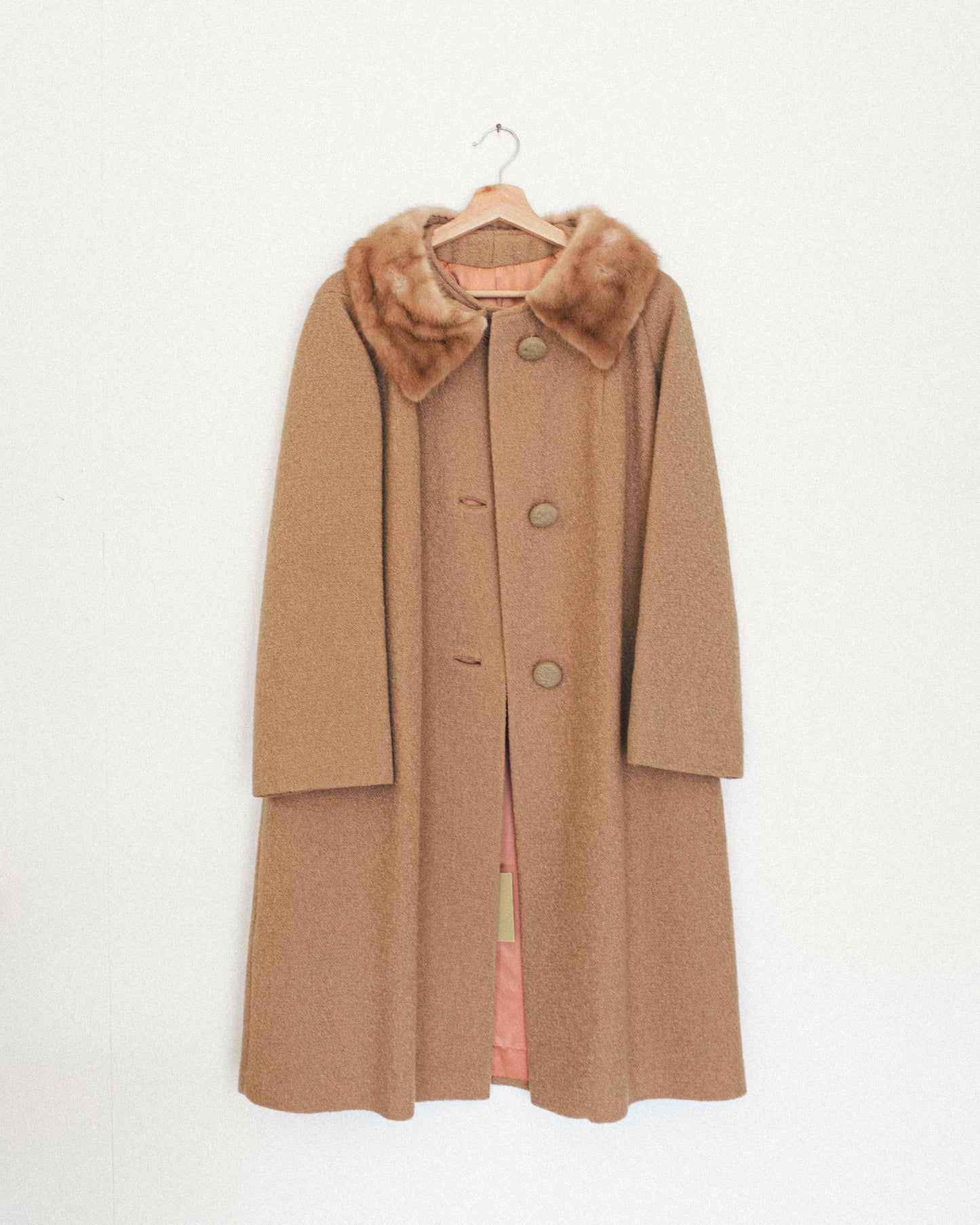 Toffee Bouclé Coat