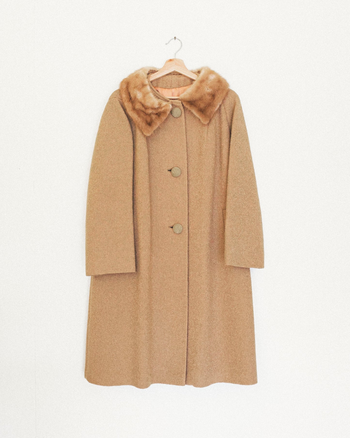 Toffee Bouclé Coat