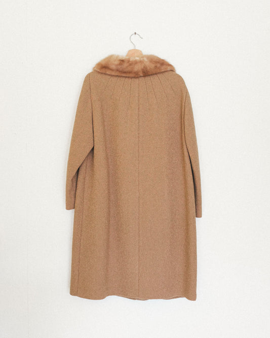 Toffee Bouclé Coat