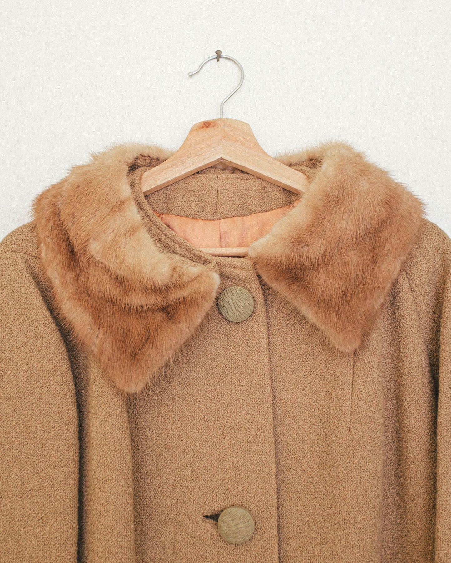 Toffee Bouclé Coat