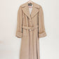 60's Llama Wool Trench Coat