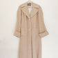 60's Llama Wool Trench Coat