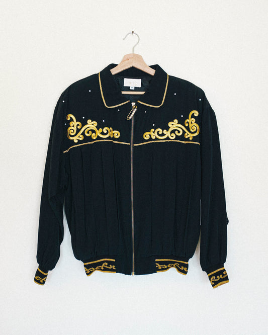 Embellished Bomber Jacket