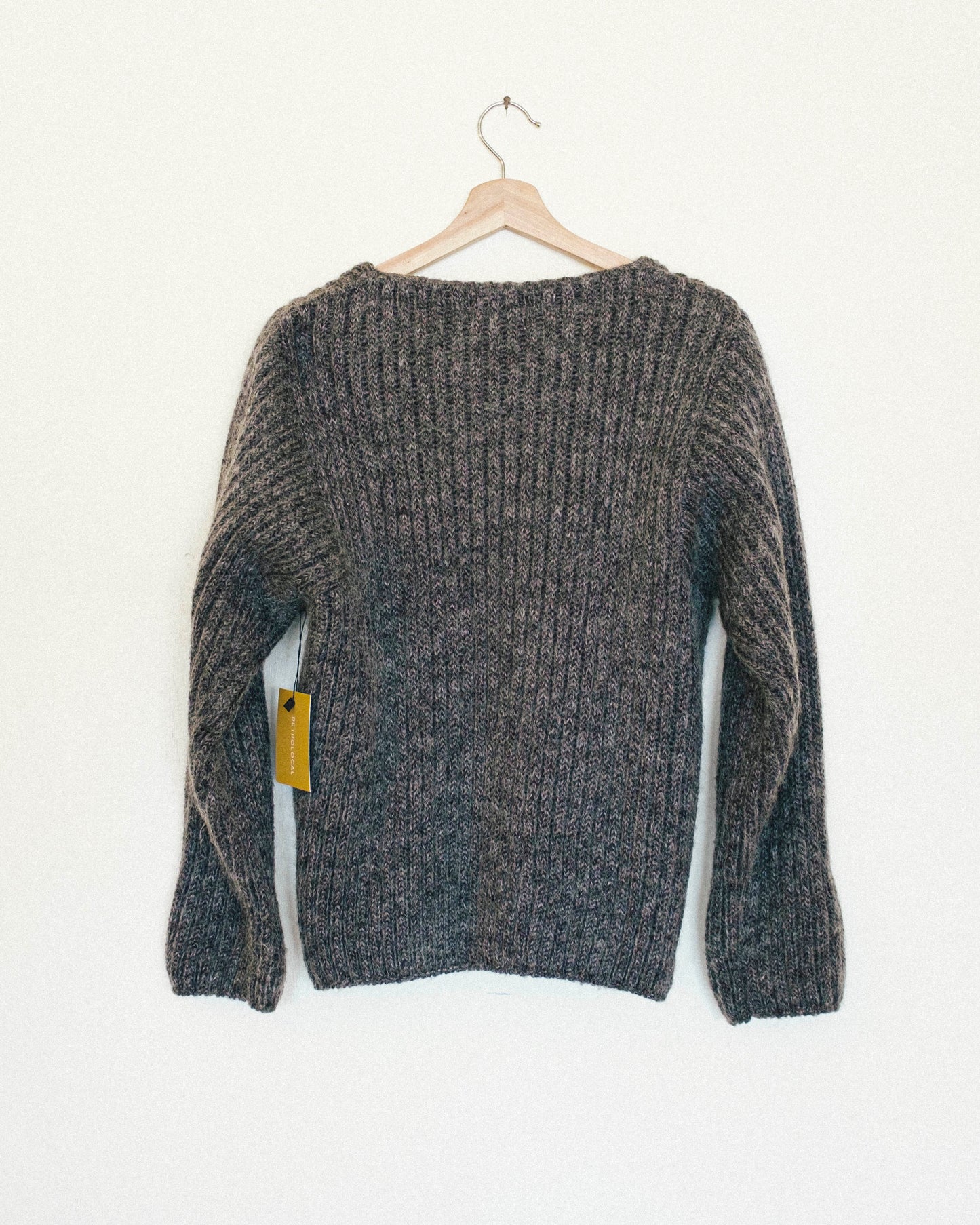 Charcoal Mohair Cardigan