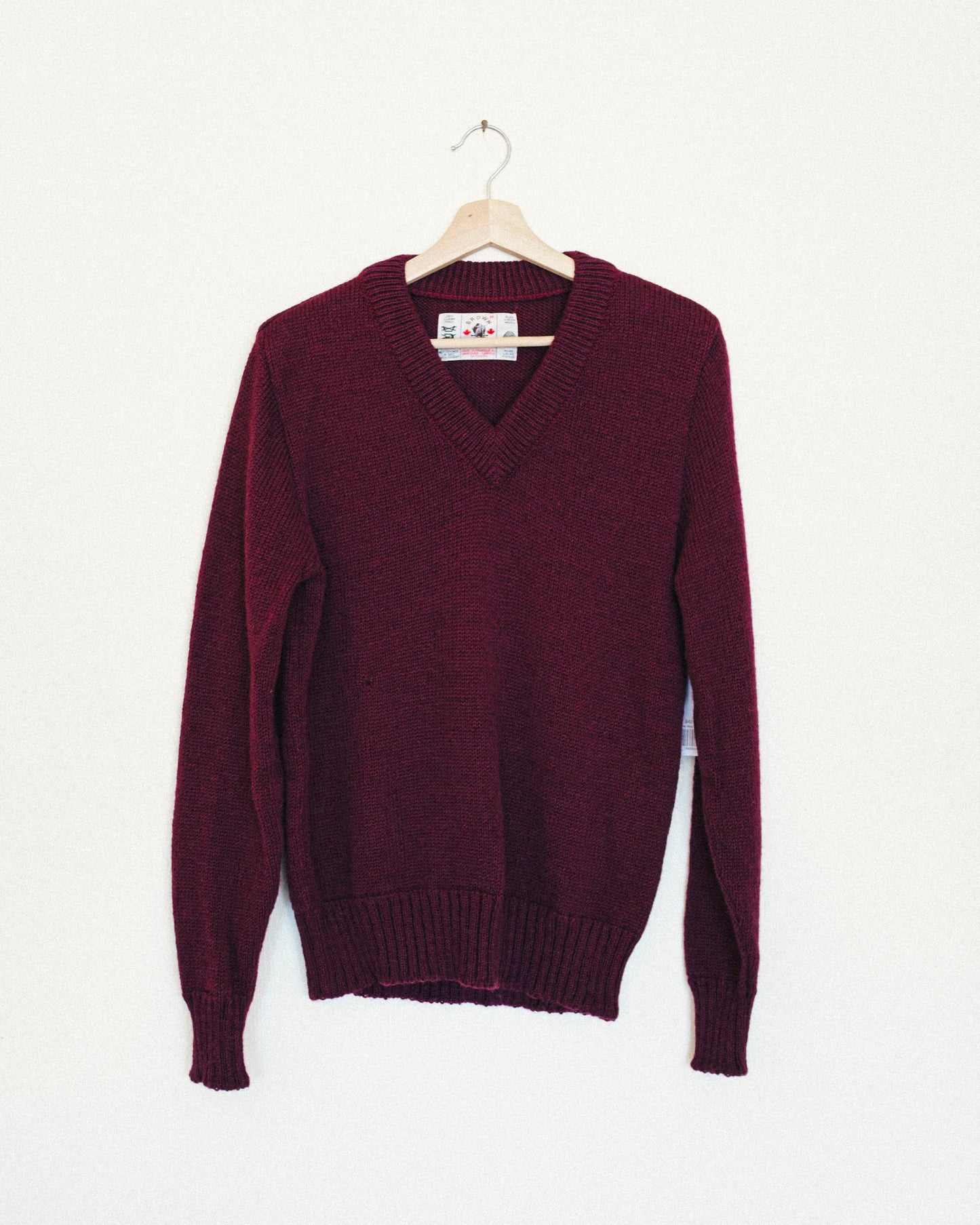 Wine Wool Sweater