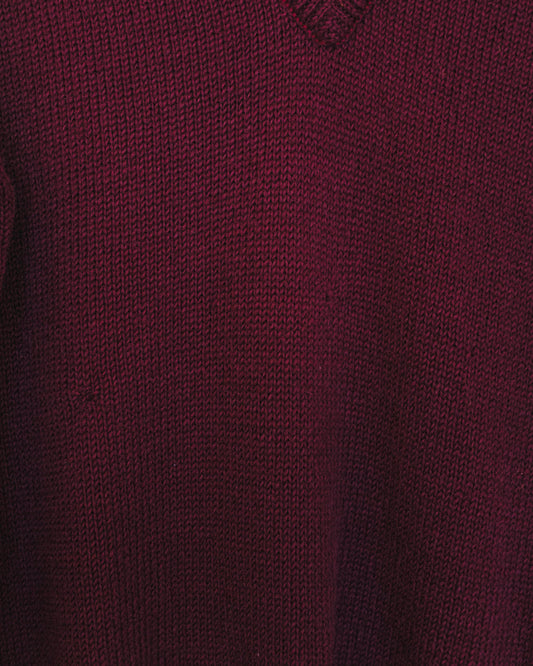 Wine Wool Sweater