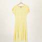 Iced Lemon Cotton Dress