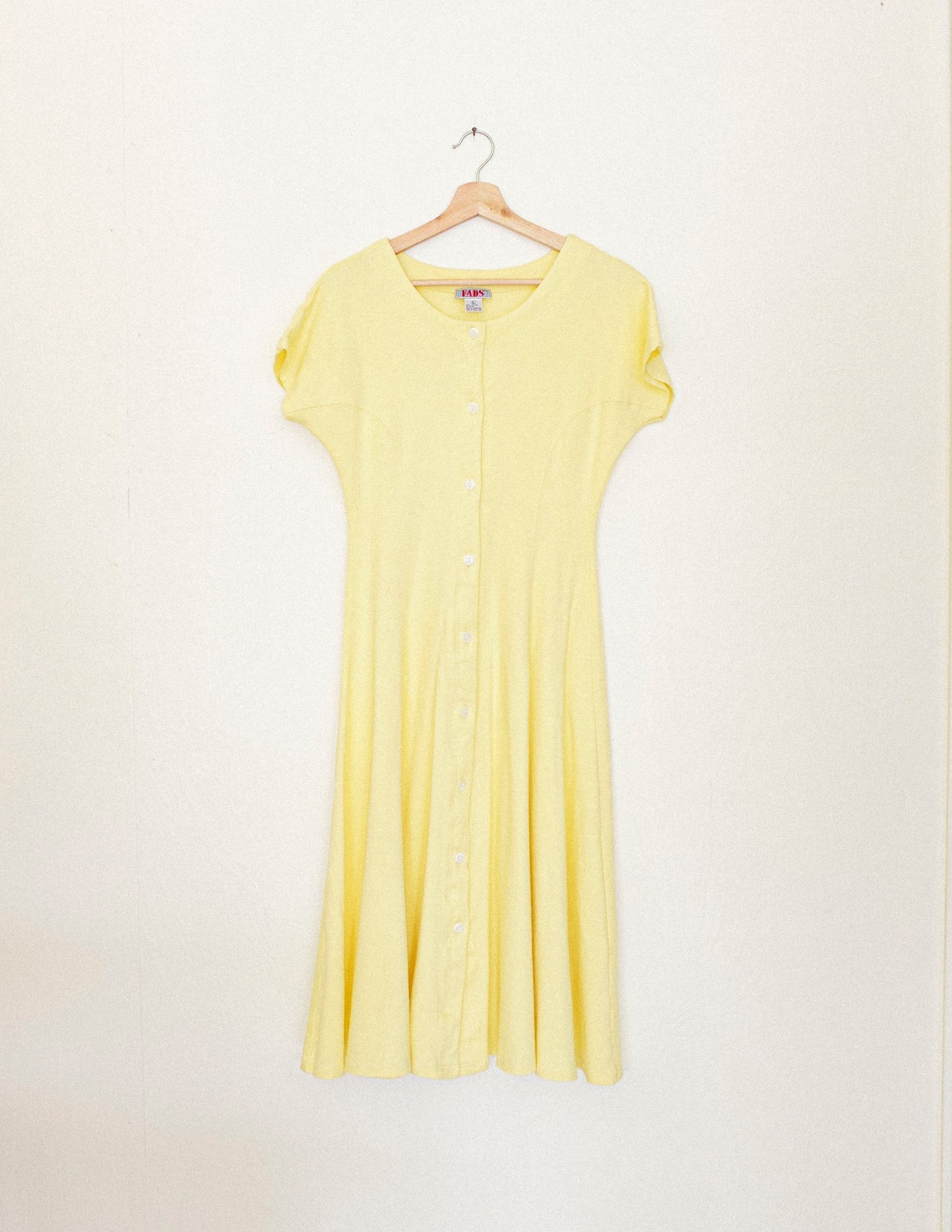 Iced Lemon Cotton Dress