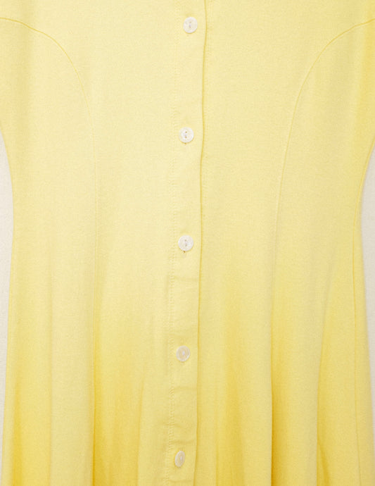 Iced Lemon Cotton Dress