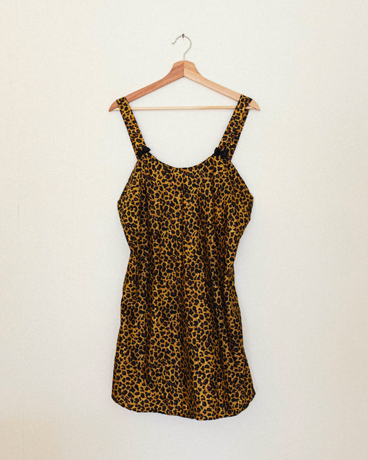 Leopard Slip Dress