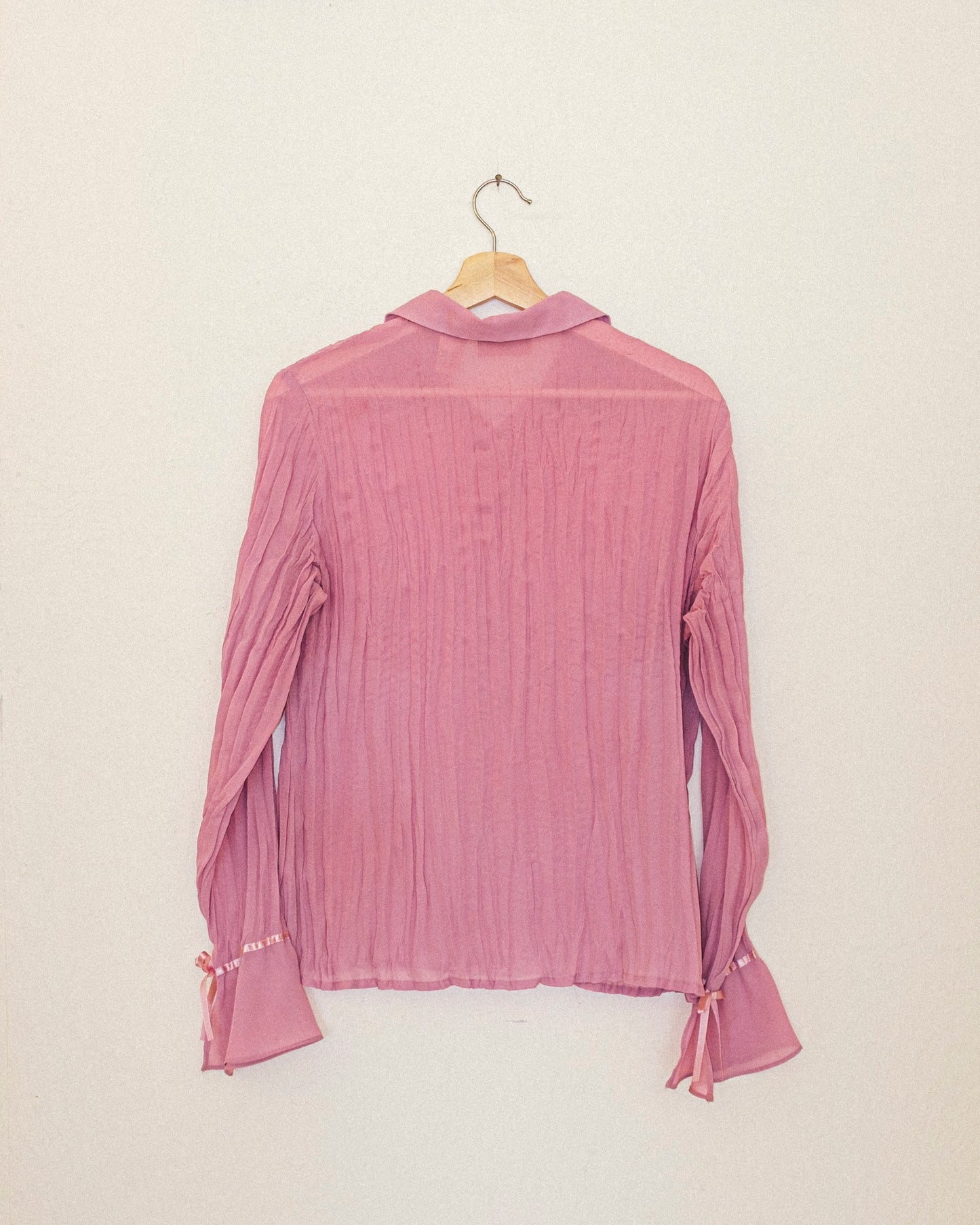 Lavender Crinkle Blouse